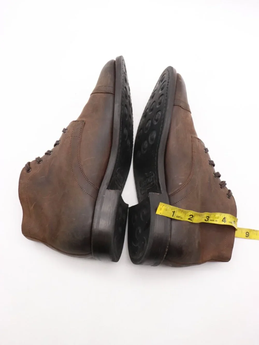 Thursday Captain Boots Men's Size 10 Brown Leather Lace Up Dress Shoes